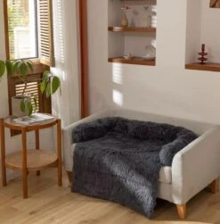 Zootic Fluffy Hondenkussen Hondenmand Hondenbed - Grijs 100 X 90 Cm -Hondenbenodigdheden Korting 1180x1200 12