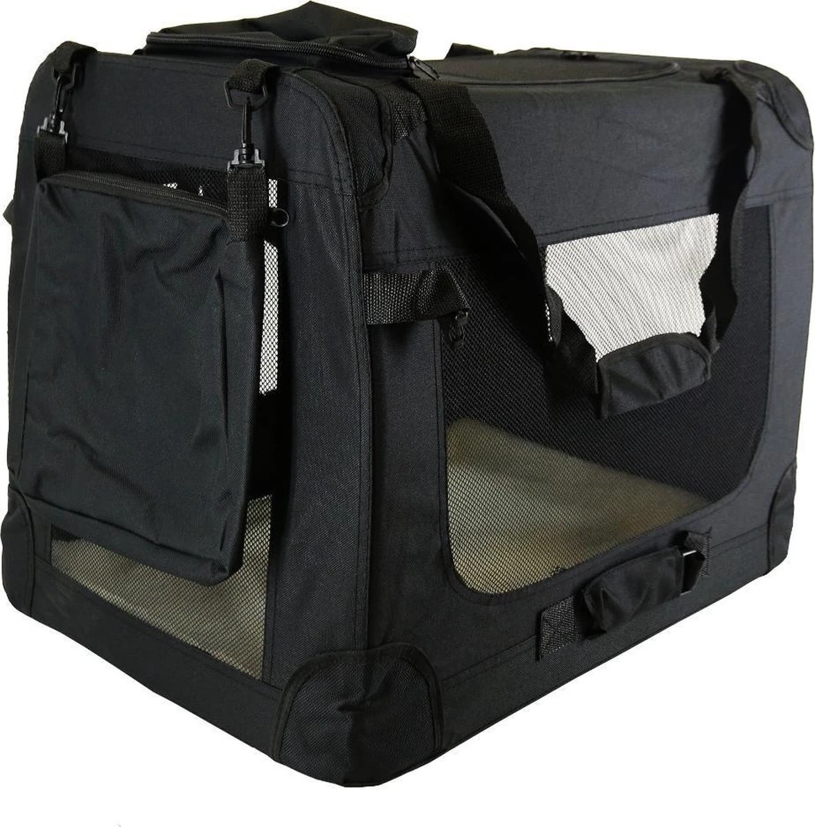 Topmast Autobench - Hondenbench - Nylon Bench- Reisbench - Zwart - 60 X 42 X 42 Cm 1 Topmast Autobench - Hondenbench - Nylon Bench- Reisbench - Zwart - 60 X 42 X 42 Cm