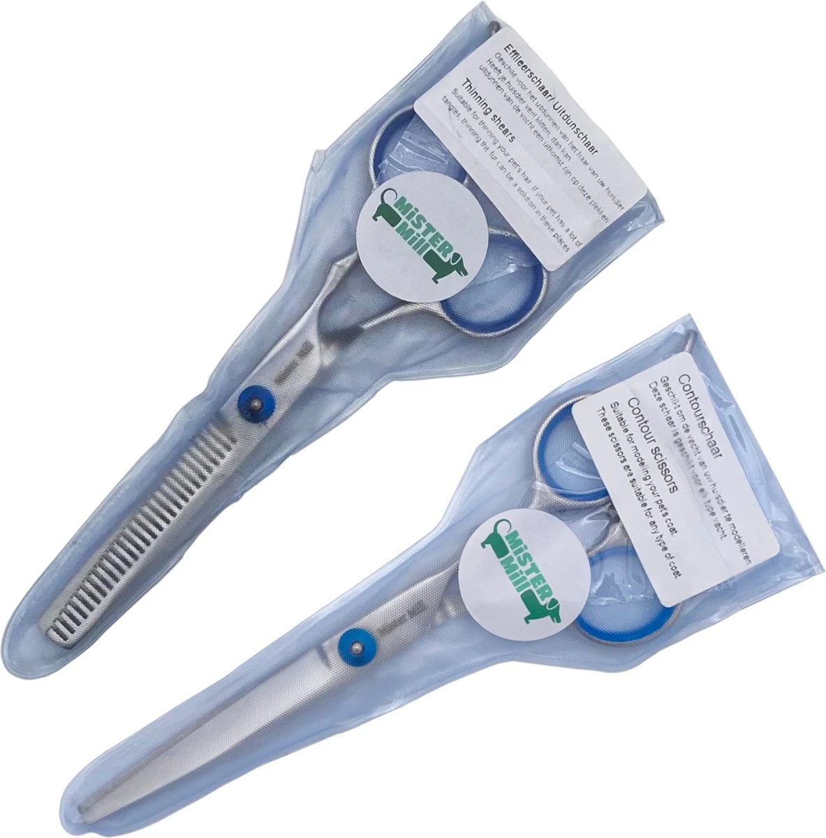 Mister Mill Scharenset Effileerschaar En Uitdunschaar - Honden Schaar - Trimschaar Voor Honden - Schaar Hond - Trimmen Hond - Coupeschaar 5 Mister Mill Scharenset Effileerschaar En Uitdunschaar - Honden Schaar - Trimschaar Voor Honden - Schaar Hond - Trimmen Hond - Coupeschaar - Afbeelding 5