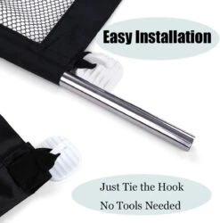 Merkloos ACE Pets – Oprolbaar Hondenrek Voor Binnen - Traphekje Hond Zonder Boren - Veiligheidshek Deurhekje - 180 X 72 Cm - Zwart -Hondenbenodigdheden Korting 1185x1200 10