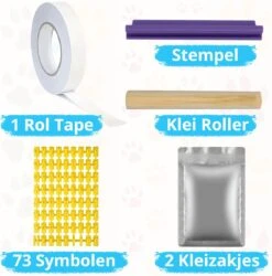 PIXETOOL Fotolijst Kleiafdruk - Gipsafdruk - Pootafdruk Hond - Puppy Speelgoed - Cadeau Voor Man - Cadeau Voor Vrouw - 3D Collage - 54 Extra Letters -Hondenbenodigdheden Korting 1187x1200 16