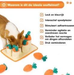 Premium Snuffelmat Voor Hond En Kat - Intelligentie Speelgoed - Snuffel Mat Puppy - IQ Hondenspeeltjes - Educatieve Training Huisdier - Snuffeltrainer Hondenpuzzel - Educatief Speelgoed - Vetalo -Hondenbenodigdheden Korting 1189x1200 10