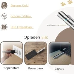 Rlek Online® Laserpen - USB Oplaadbaar - Online E-Book - Hondenspeelgoed - Laser - Kattenspeeltjes - 7 Verschillende Opties - Zaklamp/UV Licht -Hondenbenodigdheden Korting 1192x1200 16