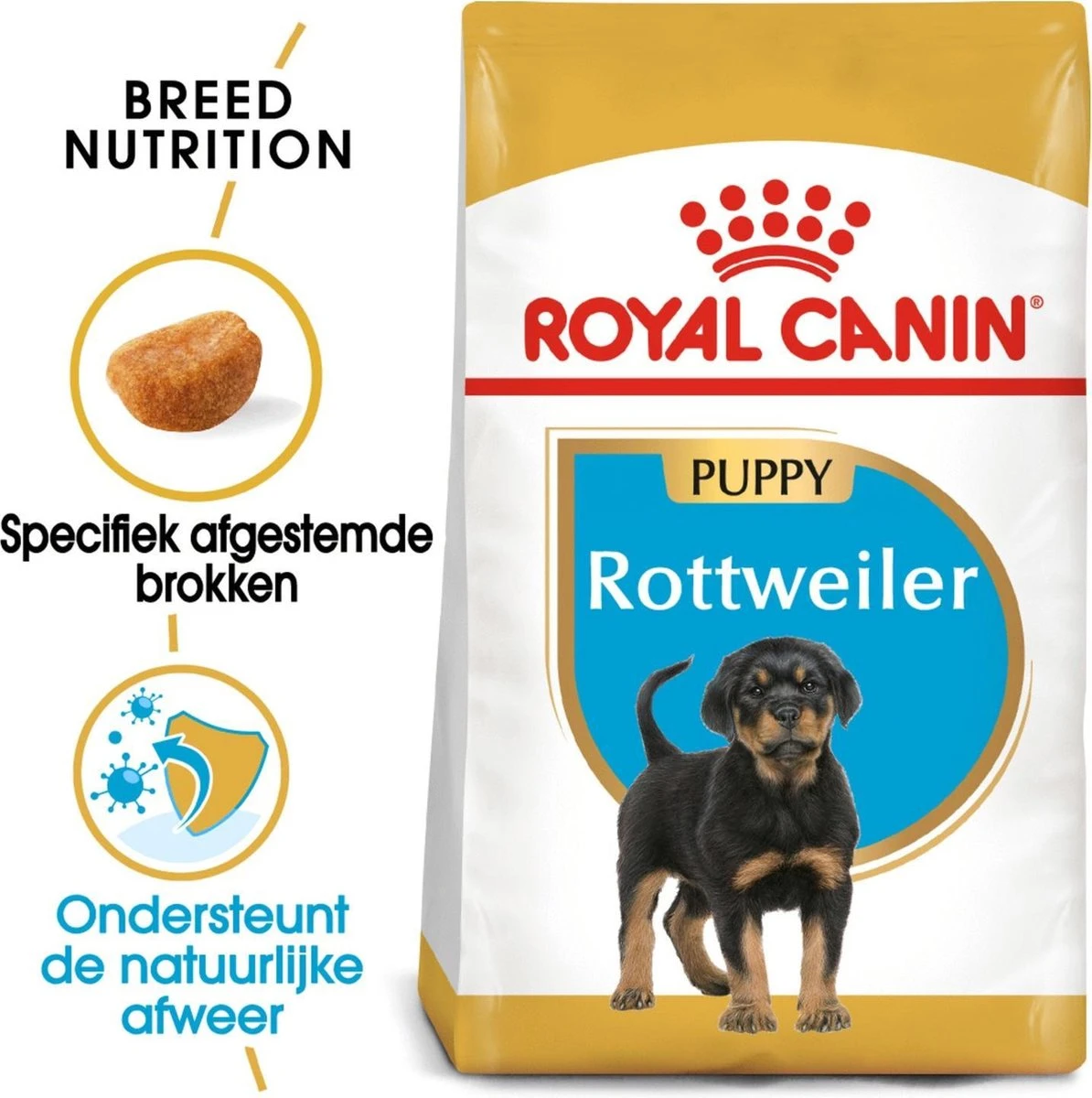 Royal Canin Rottweiler Junior 12 KG 2 Royal Canin Rottweiler Junior 12 KG - Afbeelding 2