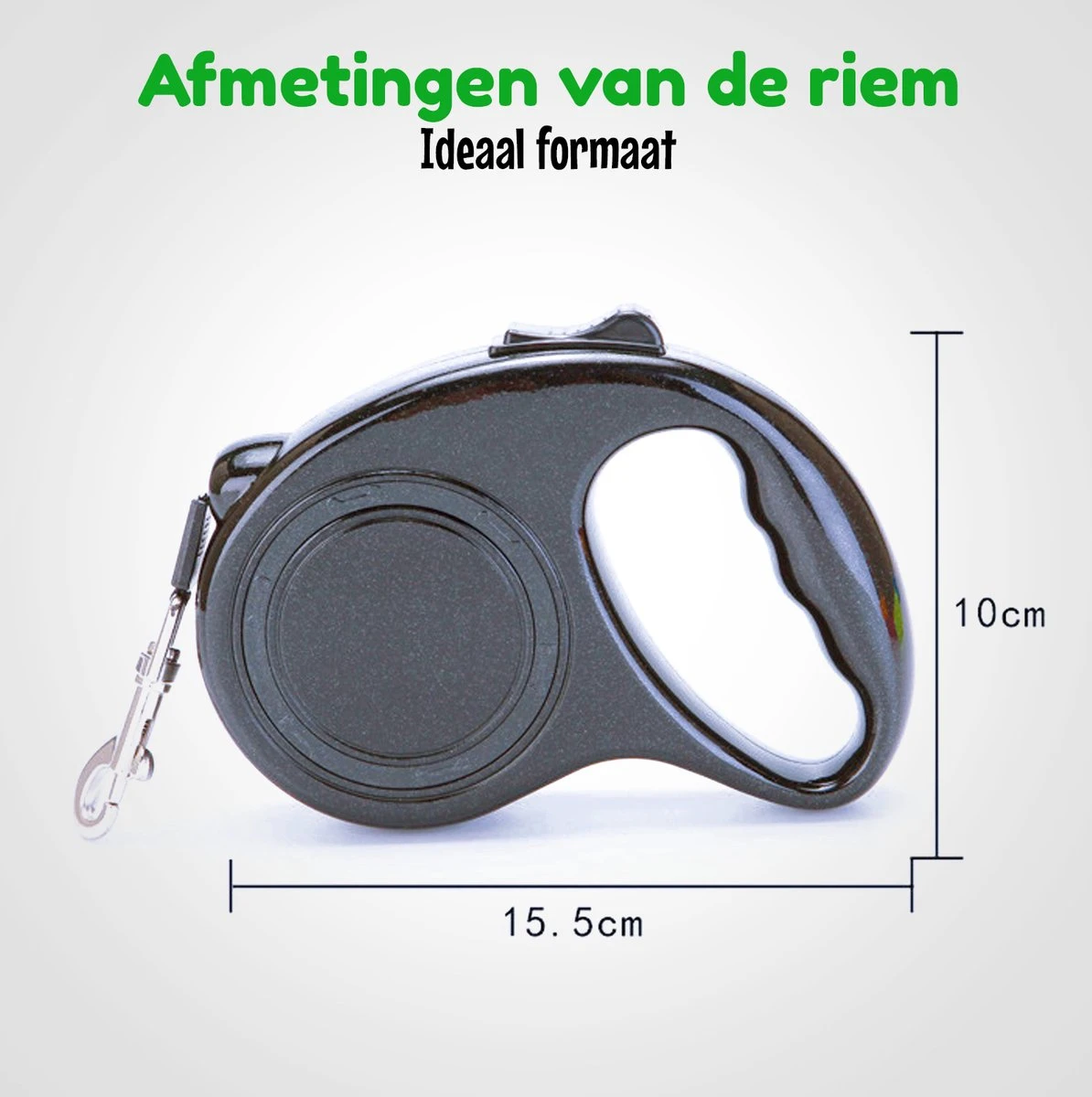 HGMD® Hondenriem - Hondenlijn 5 Meter- Innovatieve Remsysteem - Hondenriem - Zwart - Flexi Bele Rollijn - <20 Kg 6 HGMD® Hondenriem - Hondenlijn 5 Meter- Innovatieve Remsysteem - Hondenriem - Zwart - Flexi Bele Rollijn - <20 Kg - Afbeelding 6