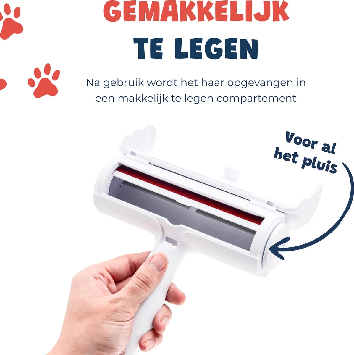 JC Pets Premium Pluizenborstel - Huisdierhaar Verwijderaar – Pluizenverwijderaar – Honden En Kattenhaar Verwijderaar - Ontpluizer - Pluizenroller 4 JC Pets Premium Pluizenborstel - Huisdierhaar Verwijderaar – Pluizenverwijderaar – Honden En Kattenhaar Verwijderaar - Ontpluizer - Pluizenroller - Afbeelding 4