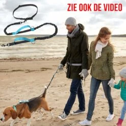 Merkloos Allernieuwste® Elastische Hondenriem 2-in-1 HANDSFREE Voor Hardlopen Shoppen En Wandelen - Honden Riem 160/260 Cm - Blauw Zwart 5 Merkloos Allernieuwste® Elastische Hondenriem 2-in-1 HANDSFREE Voor Hardlopen Shoppen En Wandelen - Honden Riem 160/260 Cm - Blauw Zwart -Hondenbenodigdheden Korting 1198x1200 24