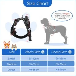 Nobleza 42ZHW - Hondenharnas - Hondentuigje - Anti Trek - S - Zwart -Hondenbenodigdheden Korting 1198x1200 46