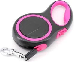 IGOODS - Uitlaatriem - Honden Riem - Katten Riem - Uitlaatriem Voor Dieren - Rollijn - 5 Meter Lang Roze -Hondenbenodigdheden Korting 1200x1011 3