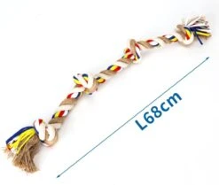 Nobleza Hondentouw - Speeltouw Hond - Flostouw Hond - Trektouw Hond - Lang - Geknoopt -Hondenbenodigdheden Korting 1200x1017 2