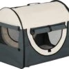 PawHut Hondenbox Inklapbare Hondentransportbox Dier 2 Kleuren 5 Maten 1O-T46O-R3DG-2