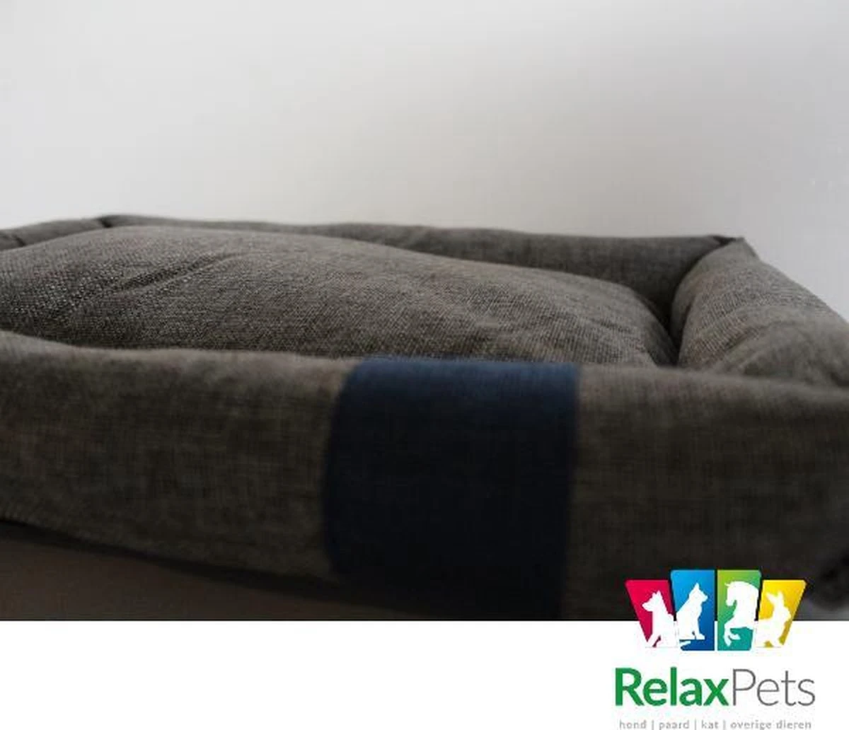 RelaxPets - Hondenmand - Grijs - 55x41x10cm 6 RelaxPets - Hondenmand - Grijs - 55x41x10cm - Afbeelding 6