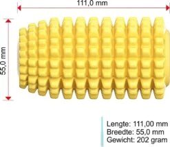 Merkloos Corn Dog Toothbrush - Honden Speelgoed - Hondenspeelgoed - Honden Tandenborstel - Gezond Dieet - Hondenspeeltje - Honden Speelgoed Intelligentie -Hondenbenodigdheden Korting 1200x1042 5