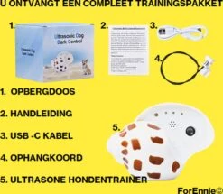 Merkloos Ultrasone Hondentrainer - Anti Blafapparaat | Anti Blaf Apparaat | Anti Blafband | Dierendag | Trainer | Design | Schelp | Retro | Blafband Voor Honden -Hondenbenodigdheden Korting 1200x1046 1