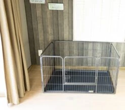 MaxxPet Puppyren - Hondenbench - Puppykennel - Hondenren - 125 X 78 X 80 Cm - Zwart 14 MaxxPet Puppyren - Hondenbench - Puppykennel - Hondenren - 125 X 78 X 80 Cm - Zwart -Hondenbenodigdheden Korting 1200x1052 5