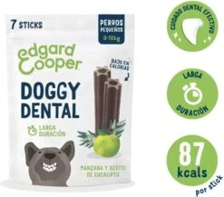 Edgard & Cooper Doggy Dental Sticks Appel - Eucalyptusolie Large -Hondenbenodigdheden Korting 1200x1054 2