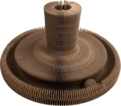 District 70 MAZE 3-in-1 Opvouwbare Kartonnen Kattenmand - Inclusief Catnip Balletje - Voor Slapen, Spelen En Krabben! -Hondenbenodigdheden Korting 1200x1056 3