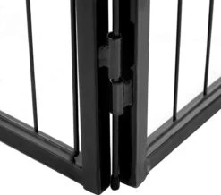 Transformeerbare Hondenren - Dieromheining Van 60 Cm Hoog En 210 Cm Diagonaal - Zwart 13 Transformeerbare Hondenren - Dieromheining Van 60 Cm Hoog En 210 Cm Diagonaal - Zwart -Hondenbenodigdheden Korting 1200x1061 8