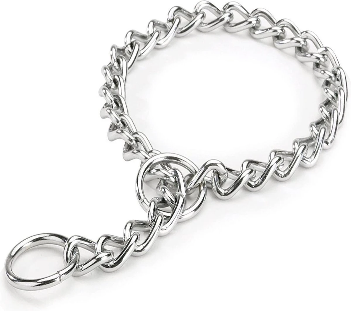 Nobleza Slipketting Hond - Sliphalsband - Trainingshalsband - Hondenketting - Maat L 2 Nobleza Slipketting Hond - Sliphalsband - Trainingshalsband - Hondenketting - Maat L - Afbeelding 2