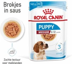 Royal Canin Shn Medium Puppy Pouch - Hondenvoer - 10 X 140 G -Hondenbenodigdheden Korting 1200x1067 3