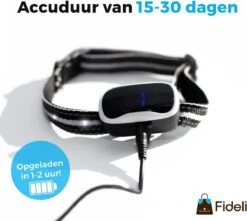 Fideli Anti Blafband - Zonder Schok - Grote En Kleine Honden - Oplaadbaar - LED Verlichte Band -Hondenbenodigdheden Korting 1200x1073 2