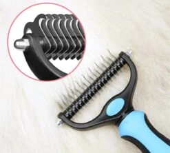 Merkloos 2 Zijdige Ondervacht Hondenkam - Hondenborstel Kortharig/Langharig - Kattenkam - Klittenkam Kat/Hond - Kattenborstel - 10 Cm. -Hondenbenodigdheden Korting 1200x1078