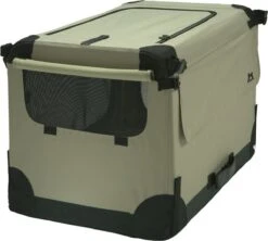 Maelson Soft Kennel - Robuuste Hondenbench Van Zacht Materiaal - Opvouwbare Kennel Met Stevig Stalen Binnenframe - Beige/zwart - XXS / XS / S / M / L / XL / XXL - 72 S -Hondenbenodigdheden Korting 1200x1080 9
