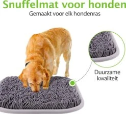 SNOOTS - Snuffelmat Hond - Snuffelmatten Voor Hond En Puppy - Honden Speelgoed Intelligentie - Agility Voor De Hond - Hondentraining - Denkspel Hond - Wasbaar Incl. Zuignappen -Hondenbenodigdheden Korting 1200x1085 2