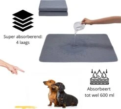 Sharon B - Puppy Training Pad - Plasmat - Beige Met Botjesprint - 80x90 Cm - Hondentoilet - Herbruikbaar - Wasbaar -Hondenbenodigdheden Korting 1200x1087 2