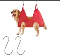 Katten, Honden Hangzak Voor Het Makkelijk Knippen Van Nagels, Rood Maat Small, Waszak, Nagelknippen, Huisdierverzorging | Cat Hangbag | Pet Hangmat | Cat Hammock -Hondenbenodigdheden Korting 1200x1089 4