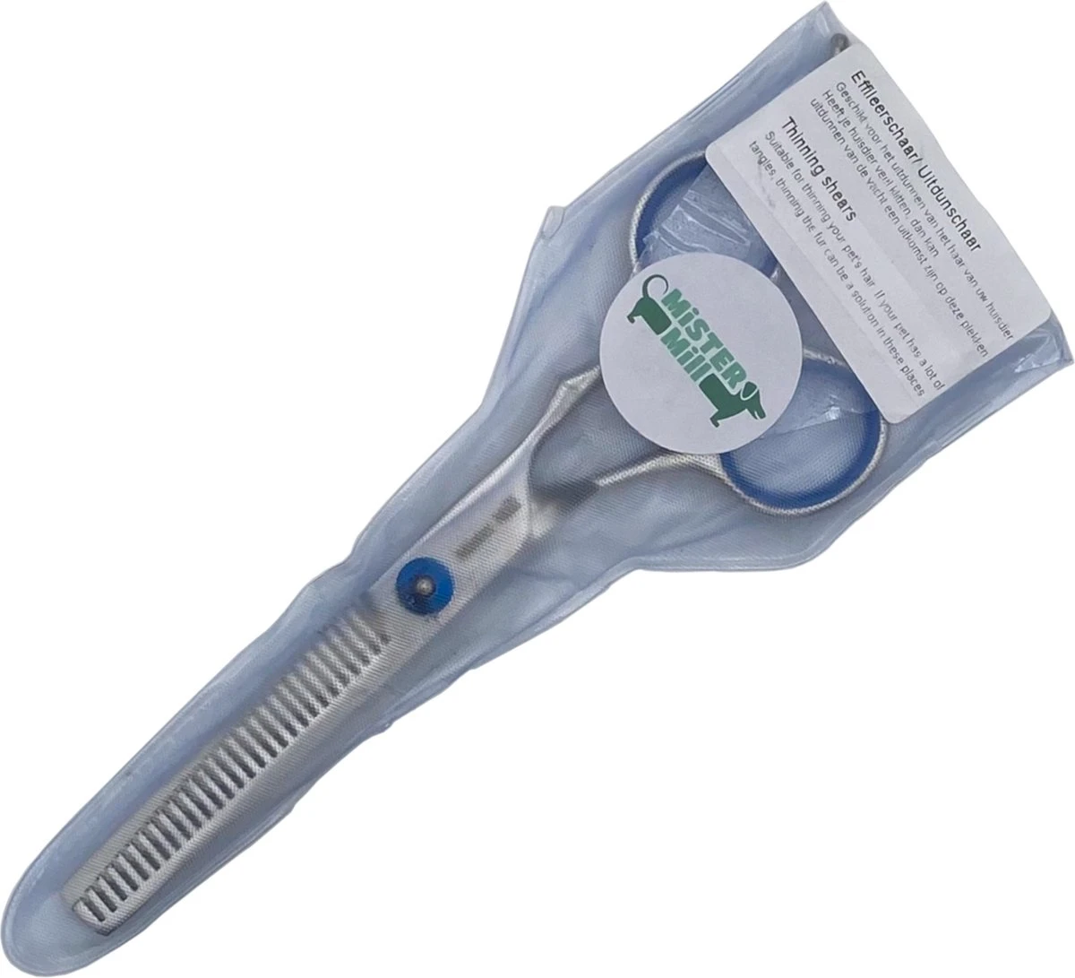 Mister Mill Effileerschaar Hond - Uitdunschaar - Honden Schaar - Trimschaar Voor Honden - Schaar Hond - Trimmen Hond - Coupeschaar 4 Mister Mill Effileerschaar Hond - Uitdunschaar - Honden Schaar - Trimschaar Voor Honden - Schaar Hond - Trimmen Hond - Coupeschaar - Afbeelding 4