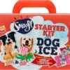 Smoofl Honden Lekkernij - Starter Kit Om Je Eigen Honden Ijs Te Maken, Kit Met 2 Ijsmixen Voor Honden, Pindakaas En Aardbei Smaak, Een Pootvormige Silicone Vorm - Voor 4 Hondenijsjes