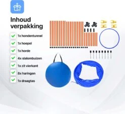 Tavaro Agility Voor De Hond - Honden Training - Hondentunnel - Springhoepel - Horde - Slalom - Honden Behendigheid Trainingsset -Hondenbenodigdheden Korting 1200x1095 9