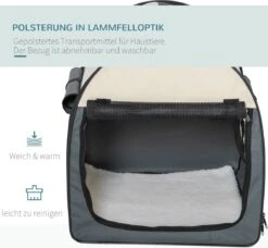 PawHut Hondenbox Inklapbare Hondentransportbox Dier 2 Kleuren 5 Maten 1O-T46O-R3DG-2 18 PawHut Hondenbox Inklapbare Hondentransportbox Dier 2 Kleuren 5 Maten 1O-T46O-R3DG-2 -Hondenbenodigdheden Korting 1200x1106 13