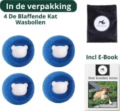 De Blaffende Kat Wasdrogerbollen - Droger Ballen - Huisdier Haarverwijderaar - 4 Wasbollen Voor Wasmachine En Droger 14 De Blaffende Kat Wasdrogerbollen - Droger Ballen - Huisdier Haarverwijderaar - 4 Wasbollen Voor Wasmachine En Droger -Hondenbenodigdheden Korting 1200x1107