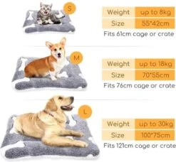 Nobleza Benchkussen - Dierenkussen - Hondenkussen - Kattenkussen - Benchmat - Dierenmat - Hondenmat - Kattenmat - Grijs - Maat S -Hondenbenodigdheden Korting 1200x1109 2