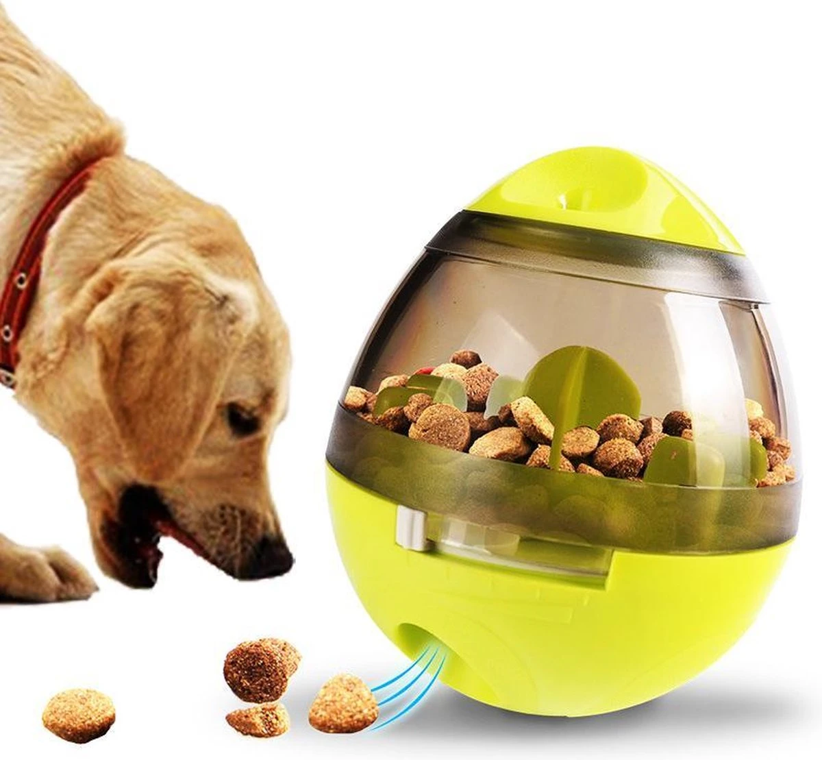 Mister Mill Speelbal - Honden Speelgoed Intelligentie - Voerbal - Snackbal Hond Kat – Interactieve Hond Kat - Voer EI 1 Mister Mill Speelbal - Honden Speelgoed Intelligentie - Voerbal - Snackbal Hond Kat – Interactieve Hond Kat - Voer EI