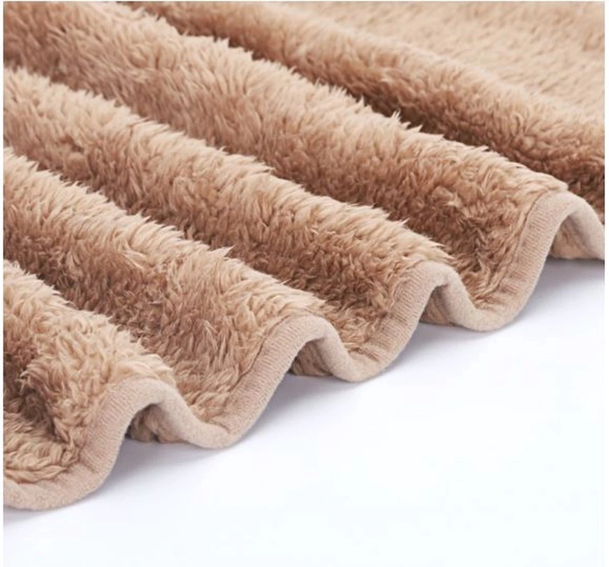 Nobleza Dierendeken - Pluche Deken - Hondendeken - Kattendeken - Deken Hond - Deken Kat - Dierendeken - Bruin - Maat L 3 Nobleza Dierendeken - Pluche Deken - Hondendeken - Kattendeken - Deken Hond - Deken Kat - Dierendeken - Bruin - Maat L - Afbeelding 3