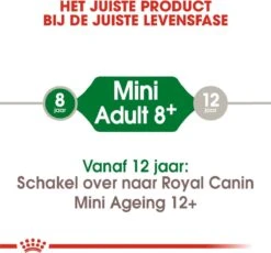 Royal Canin Mini Adult 8+ - Hondenvoer - 800 G -Hondenbenodigdheden Korting 1200x1118