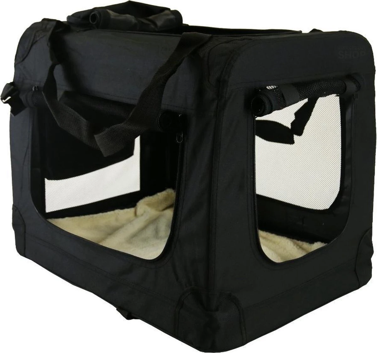 Topmast Autobench - Hondenbench - Zwart - 91 X 64 X 64 Cm 2 Topmast Autobench - Hondenbench - Zwart - 91 X 64 X 64 Cm - Afbeelding 2