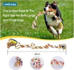 Nobleza Hondentouw - Speeltouw Hond - Flostouw Hond - Trektouw Hond - Lang - Geknoopt -Hondenbenodigdheden Korting 1200x1125 7