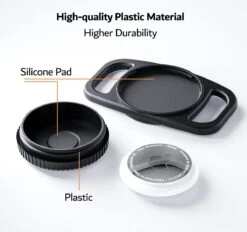 Merkloos Waterdichte Airtag Halsbandhouder (2-pack) Voor Apple AirTag, Plastic En Siliconen Halsbandhoes Anti-verloren Luchttag-hoeshouder Voor Kat Hond GPS-tracker (zwart) -Hondenbenodigdheden Korting 1200x1126 6