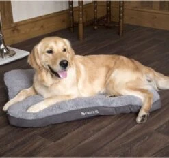 Scruffs Cosy - Comfortabel Hondenkussen In Grijs, Beige Of Karamel - Met Imitatie Suède Buitenvoering En Superzachte Binnenvoering - 100 X 70 Cm - Grijs -Hondenbenodigdheden Korting 1200x1128 10