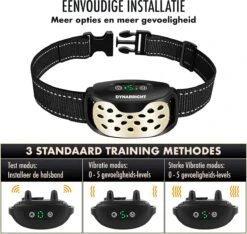 DynaBright Anti Blafband Voor Honden - 3-70KG - Diervriendelijk - Zonder Schok - Vibratie En Audio - Anti Blaf Band -Hondenbenodigdheden Korting 1200x1136 13