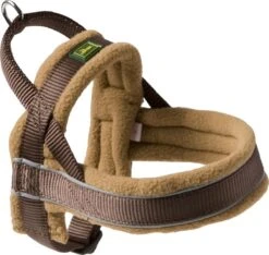 Hunter Harnas Norweger Racing Nylon - Hondentuigje - Bruin/Cognac- L - 62-75 X 2,5 X 2,5 Cm