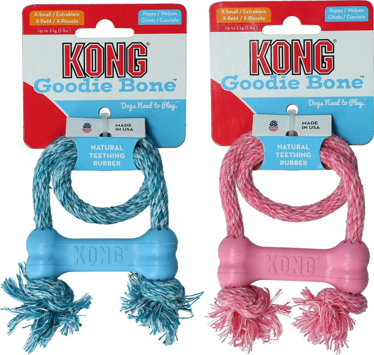 Kong Puppy Goodie Bone Small Small - 1 ST 9 Kong Puppy Goodie Bone Small Small - 1 ST - Afbeelding 9