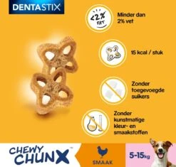 Pedigree Dentastix Chewy Chunx Hondensnacks Mini - Kip - 5 X 68 Gr 11 Pedigree Dentastix Chewy Chunx Hondensnacks Mini - Kip - 5 X 68 Gr -Hondenbenodigdheden Korting 1200x1140 3