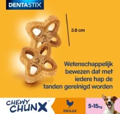 Pedigree Dentastix Chewy Chunx Hondensnacks Mini - Kip - 5 X 68 Gr 13 Pedigree Dentastix Chewy Chunx Hondensnacks Mini - Kip - 5 X 68 Gr -Hondenbenodigdheden Korting 1200x1140 5