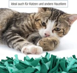 Bella & Balu Snuffelmat Voor Honden (45 X 30 Cm) - Het Snuffelmatten Dient Als Interactief Zoekspel, Bevordert Het Natuurlijk Zoeken Naar Voedsel En Traint De Reukzin Van Uw Hond (Groen) -Hondenbenodigdheden Korting 1200x1142 15