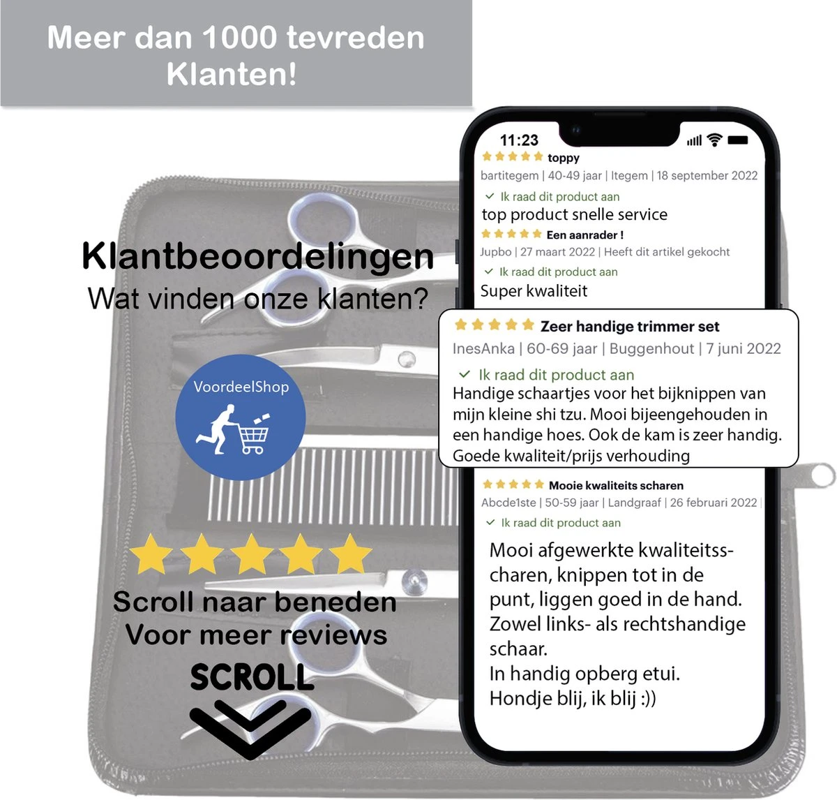 VoordeelShop 7-Delige Huisdier Knipset Met Etui - Trimmen Hond - Honden Schaar - Effileerschaar Hond - Huisdier Trimmer - Huisdier Knippen - Knipschaar Haar - Haar Schaar - Kapper - Kapperset - Scharenset 9 VoordeelShop 7-Delige Huisdier Knipset Met Etui - Trimmen Hond - Honden Schaar - Effileerschaar Hond - Huisdier Trimmer - Huisdier Knippen - Knipschaar Haar - Haar Schaar - Kapper - Kapperset - Scharenset - Afbeelding 9